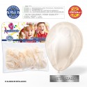 Pacchetto di palloncini bianchi metallici 30u