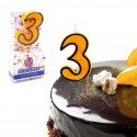Candele glitterate n. 3