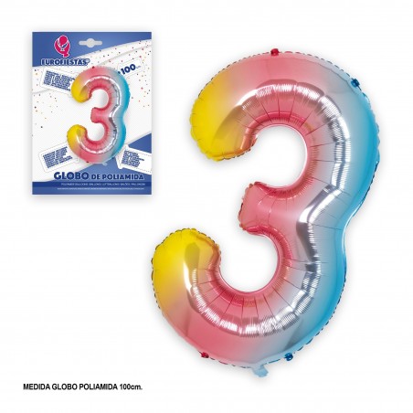 Globo polyamide n. 3 1m tonalità