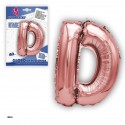 Globo in poliamide oro rosa 40cm d