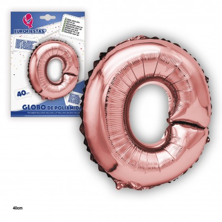 Palloncino in poliammide oro rosa 40cm o