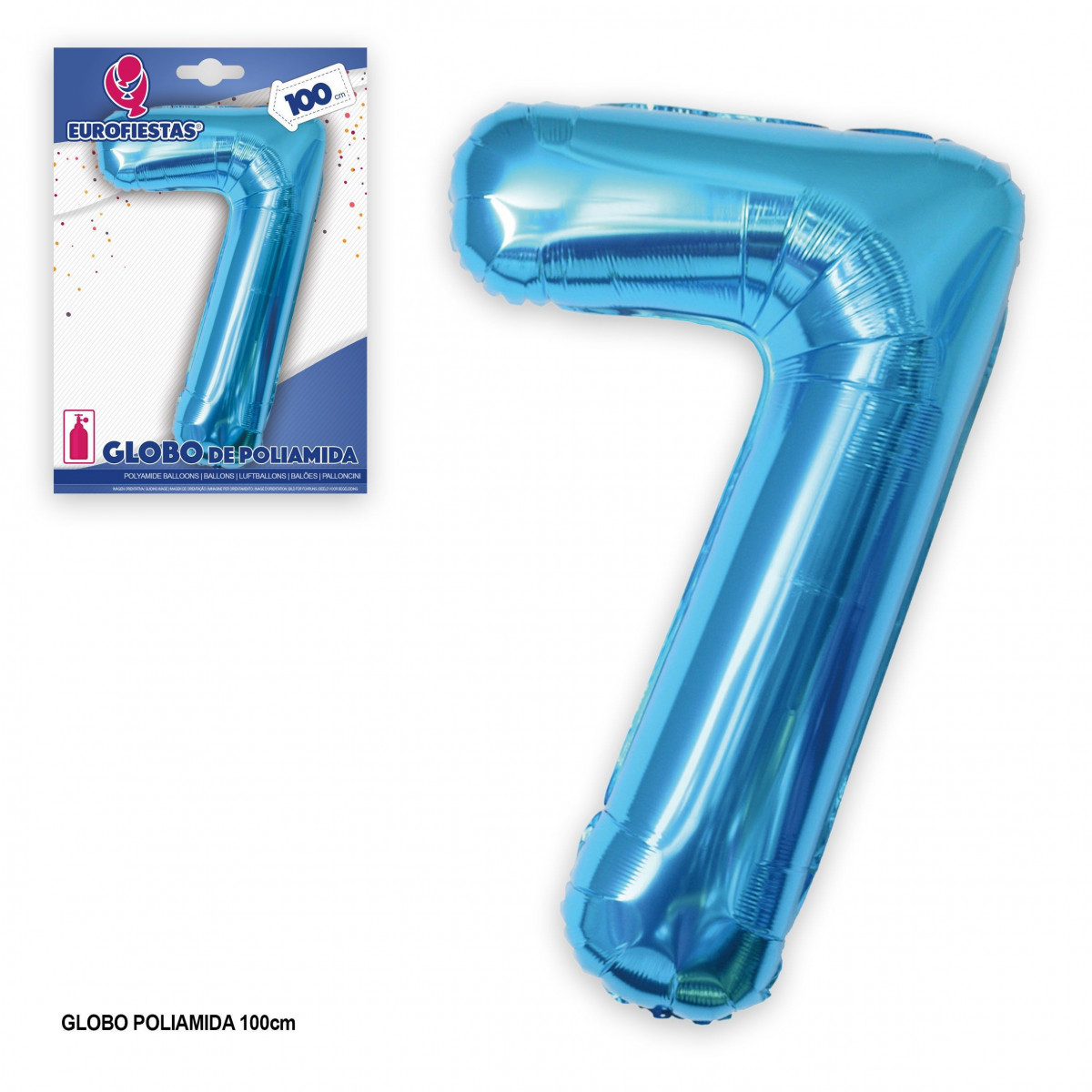 Globo in poliamide 1m blu 7