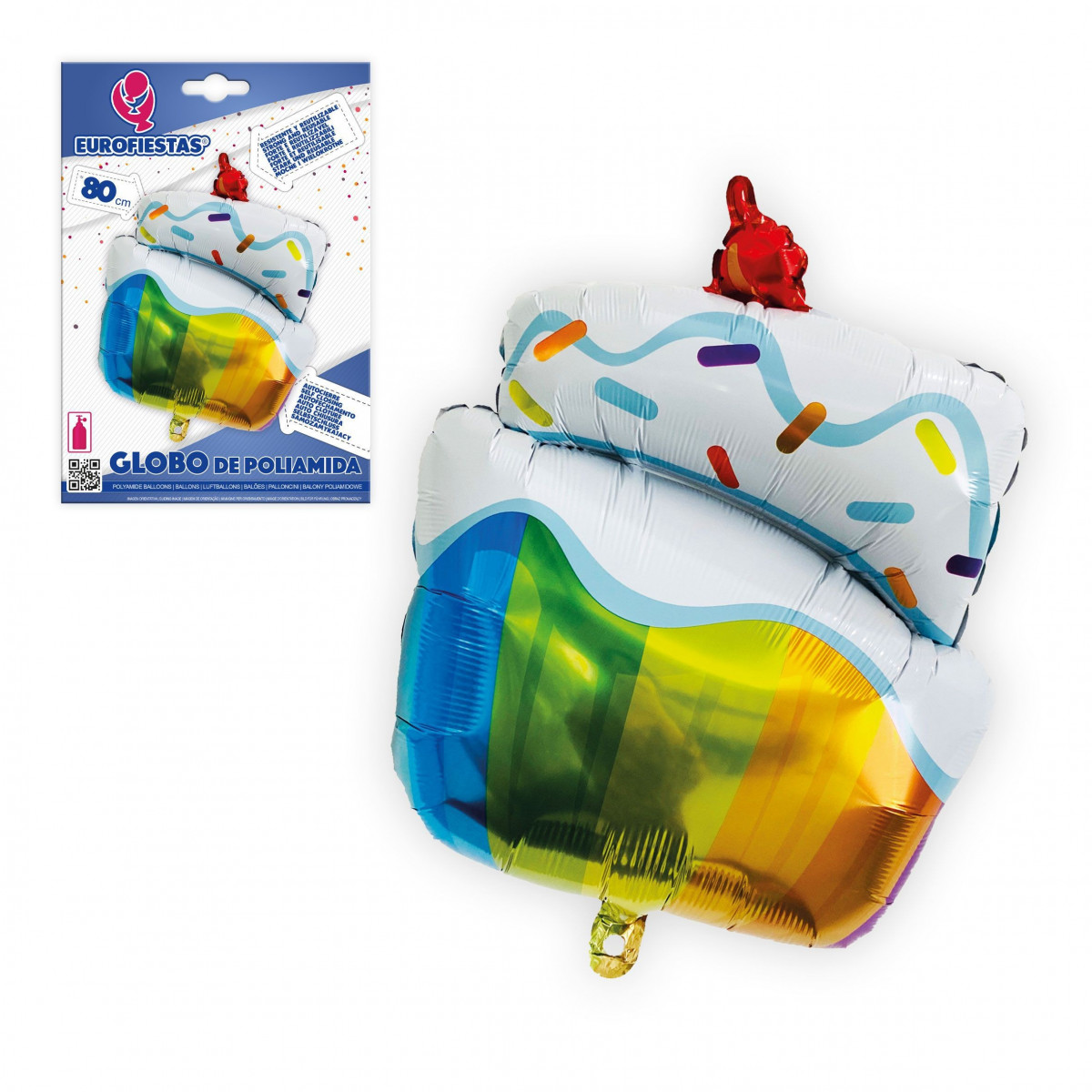 Palloncino in poliammide pastello 56x80