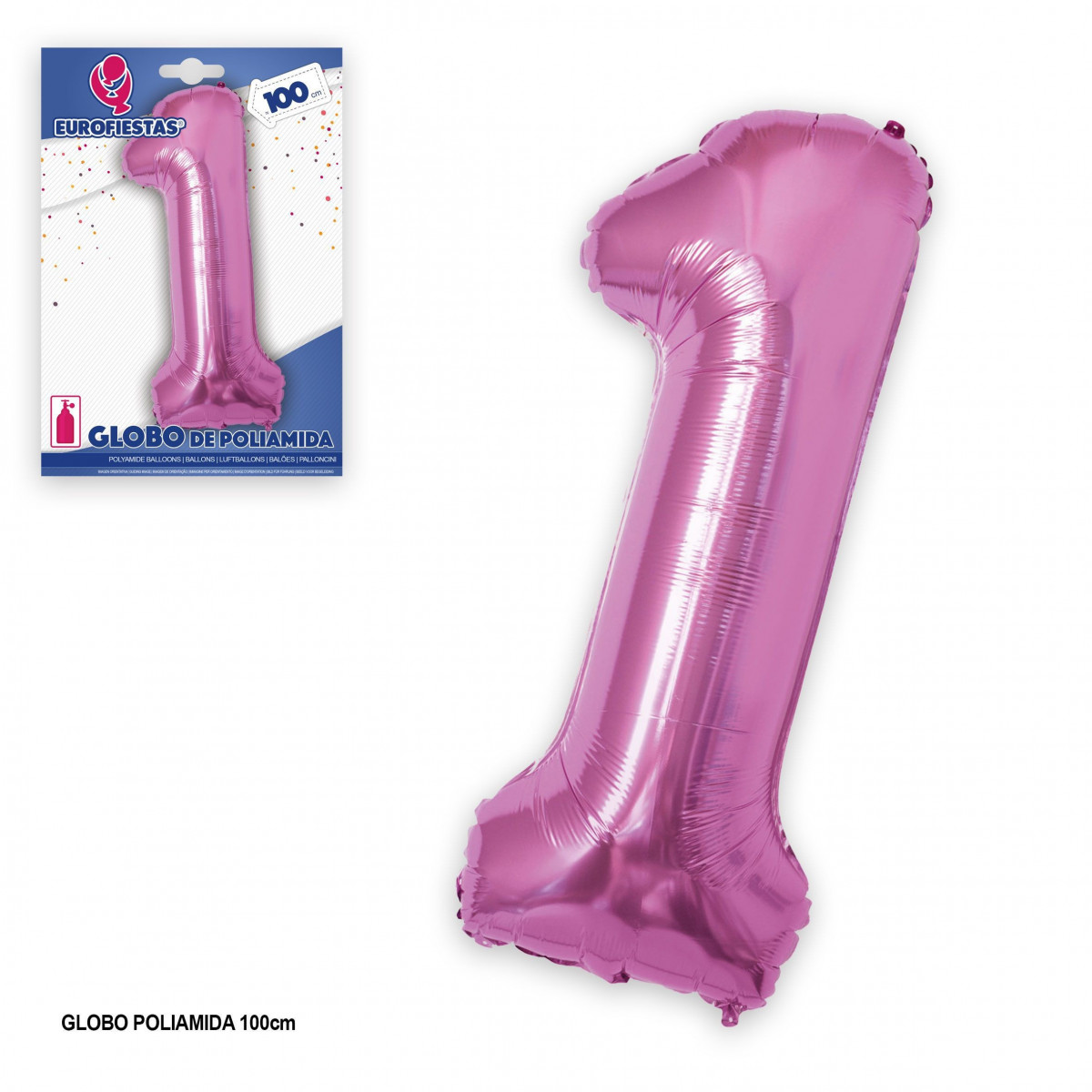 Globo in poliamide 1m fucsia 1