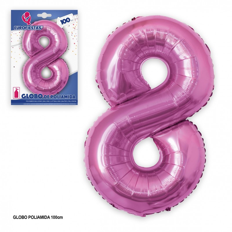 Globo in poliamide 1m fucsia 8