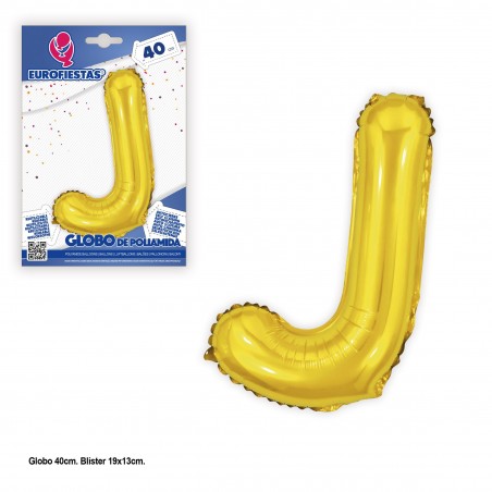 Palloncino in poliammide 40cm.oro lucido j