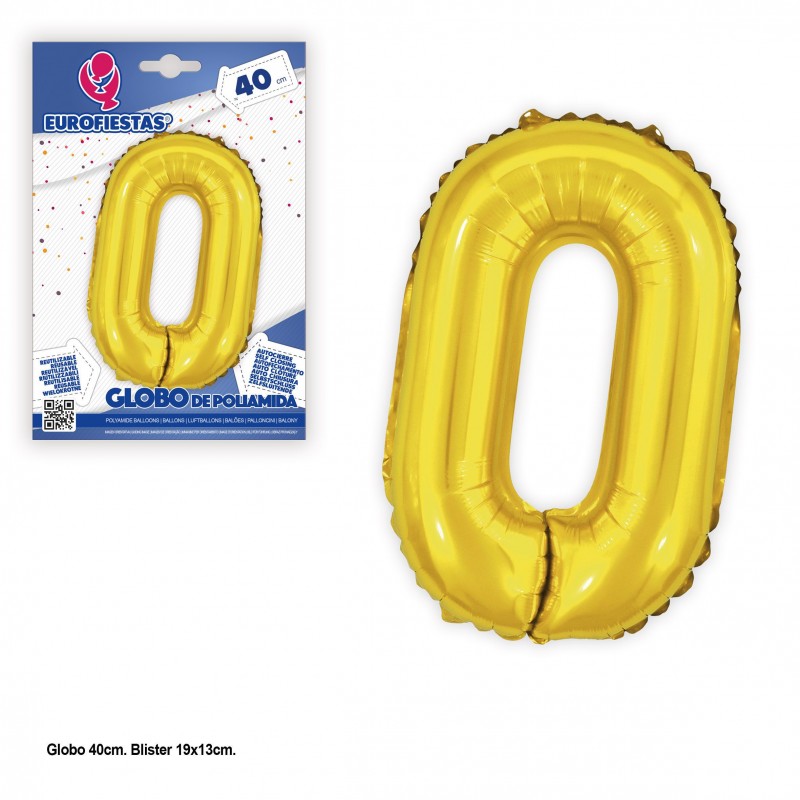 Palloni in poliamide 40cm. oro brillante o