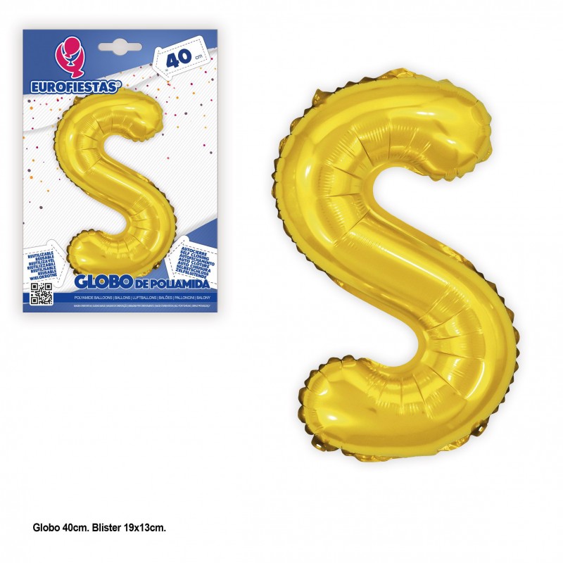 Palloncino in poliammide 40cm.oro lucido s