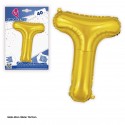 Palloncini in poliammide da 40 cm. glitter oro t