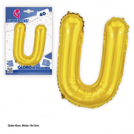 Palloncini in poliammide 40cm glitter oro u