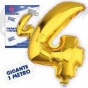 Palloncini in poliamide 1m 4 oro