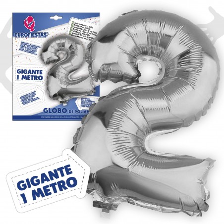 Palloncini in poliamide 1m 2 argento