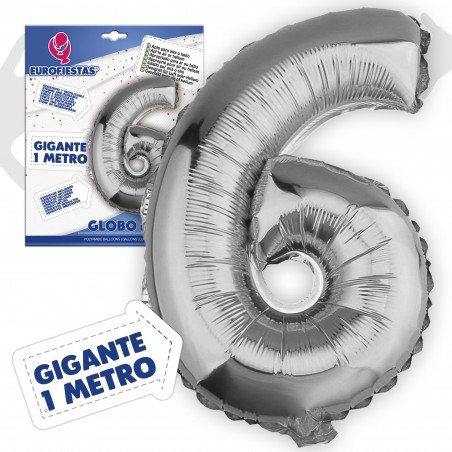 Palloni in poliamide 1m 6 argento