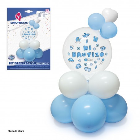 Set palloncini battesimo blu