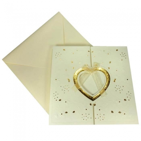 Inviti di matrimonio economici golden