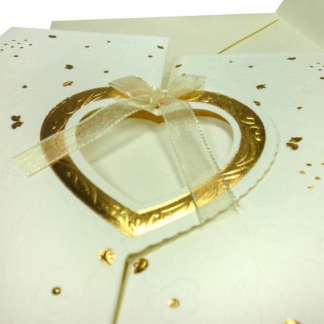 Inviti di matrimonio economici golden