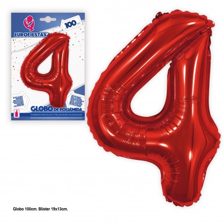 Globo in poliamide 1m rosso 4
