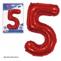Globo poliamida 1m rosso 5
