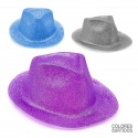 Cappello da gangster in plastica glitterata