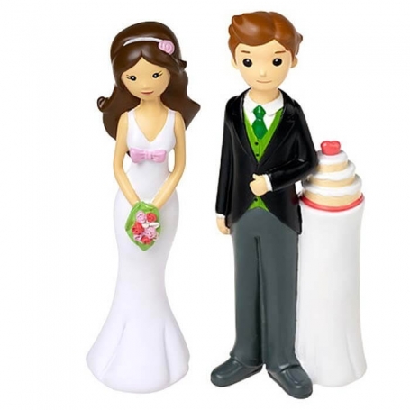 Figura donna per torta nuziale