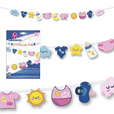 Decorazione baby shower figure