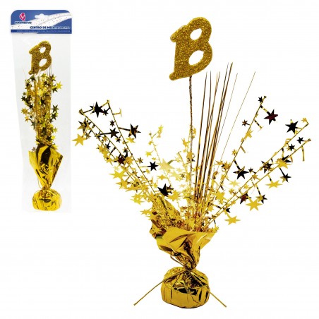 Centro tavola 18 oro