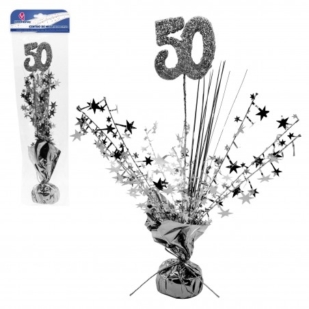 Centro tavola 50 argento