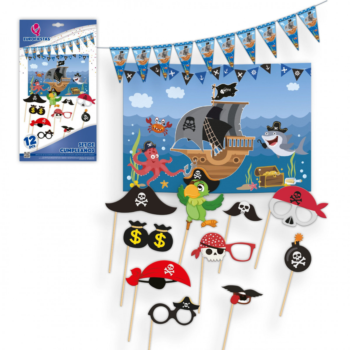 Set di compleanno pirati