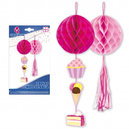 "Bolle di pannello d'api rosa 2"