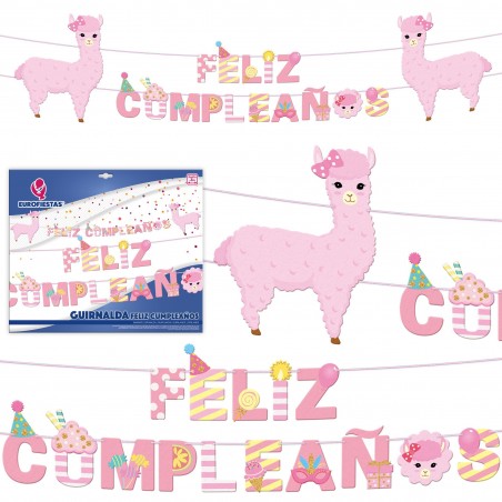 Ghirlanda di lama di buon compleanno