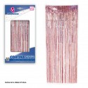 Tenda a frange 2x1 pois rosa