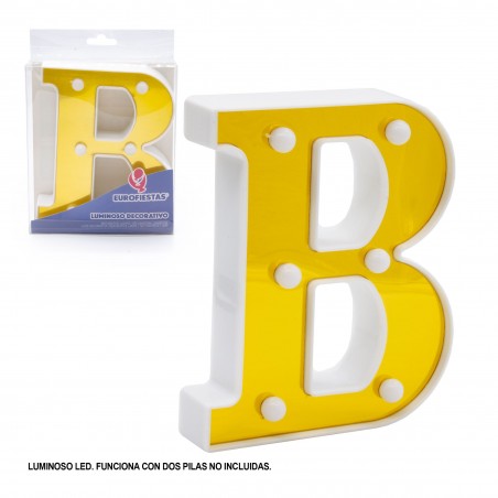Lettera led 16cm oro b
