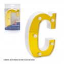 Lettera led 16cm oro c