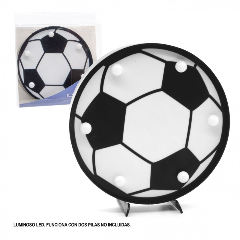Luce Decorativa LED di Calcio Lampada con Design Sportivo per Stanze e Feste