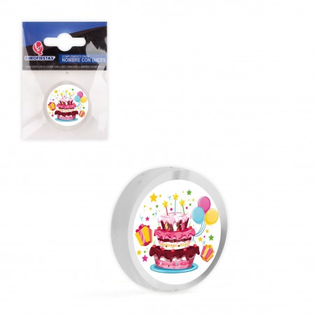 Torta cerchio nome led