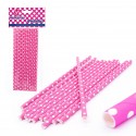 Paglia di carta fucsia