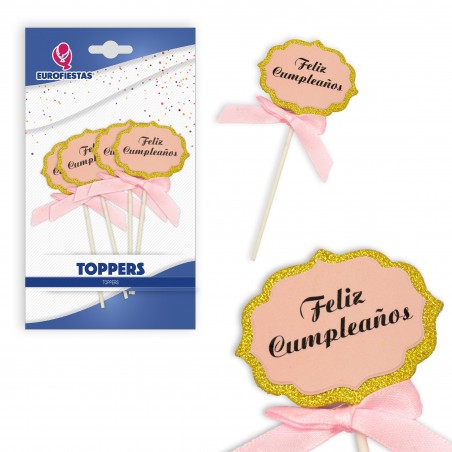 pacchetto toppers compleanno
