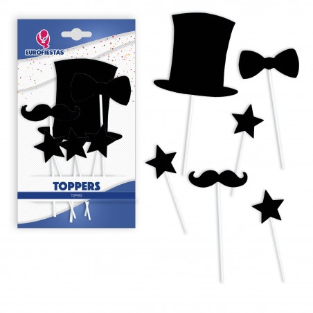 Topper stella e cappello nero