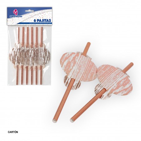 Collezione cannucce vene oro rosa