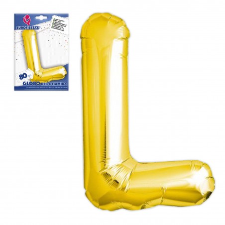 Globo in poliamide lettera l altezza 80cm