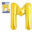 Globo in poliamide lettera m altezza 80cm