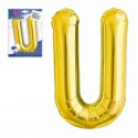 Globo in poliamide lettera u altezza 80 cm