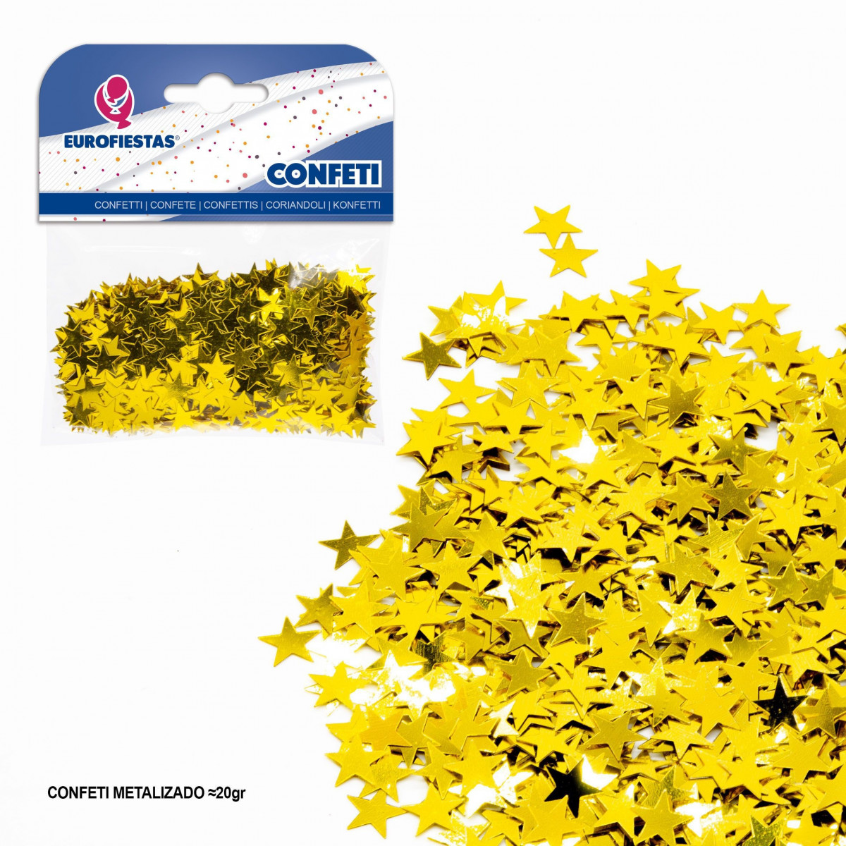 Confetti brillanti stella oro