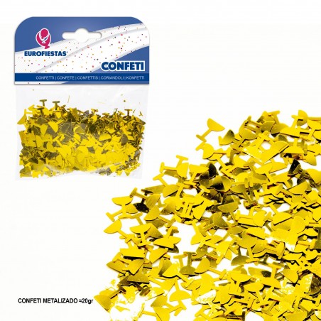 Coriandoli coppa oro lucido