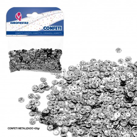Confetti brillanti paillettes argento