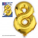 Globo in poliamide numero 8 altezza 80cm