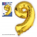 Globo in poliamide numero 9 altezza 80cm