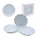 Piatto pastello sole 18cm blu