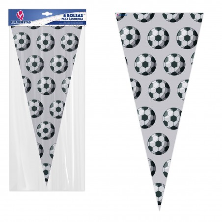 Borsa caramelle 8 triangolo 40x17,5 cm calcio