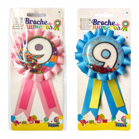 Medaglia compleanno 9 anni